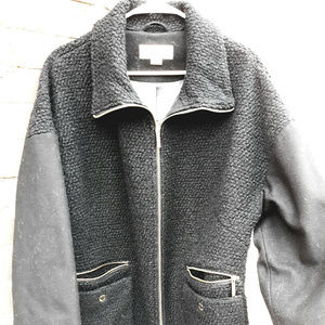 Michael Kors Women's Black Wool Coat